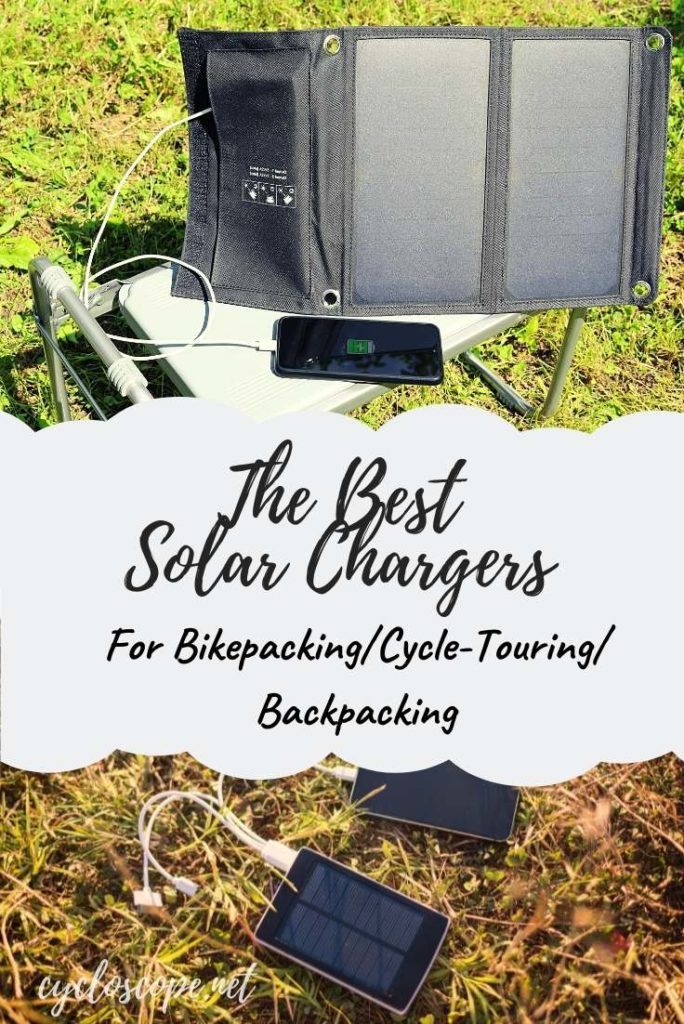 Best bikepacking solar chargers cycle touring