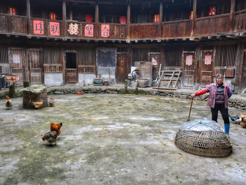 tulou china earth building fujian