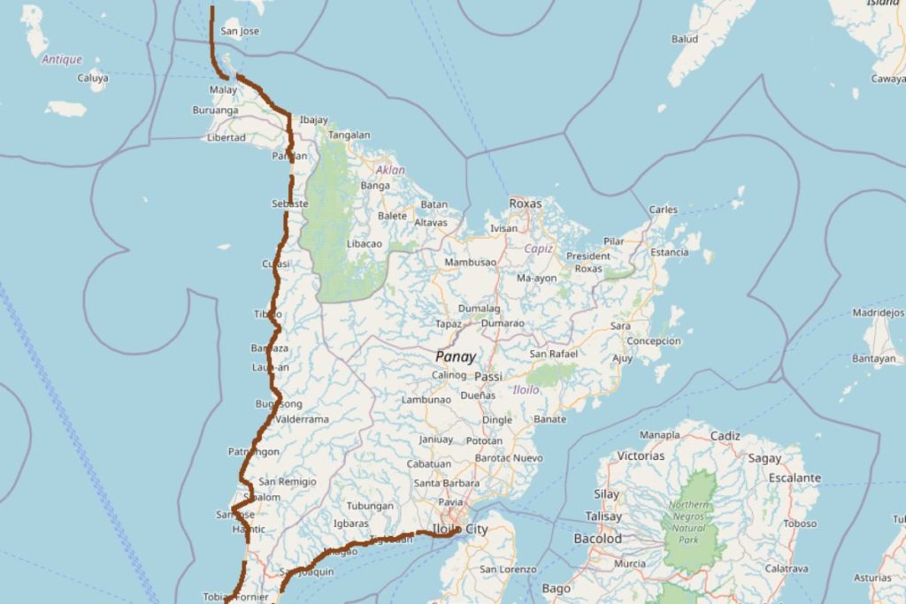 cycling Philippines gpx map