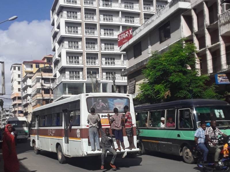 backpacking Tanzania Dala Dala