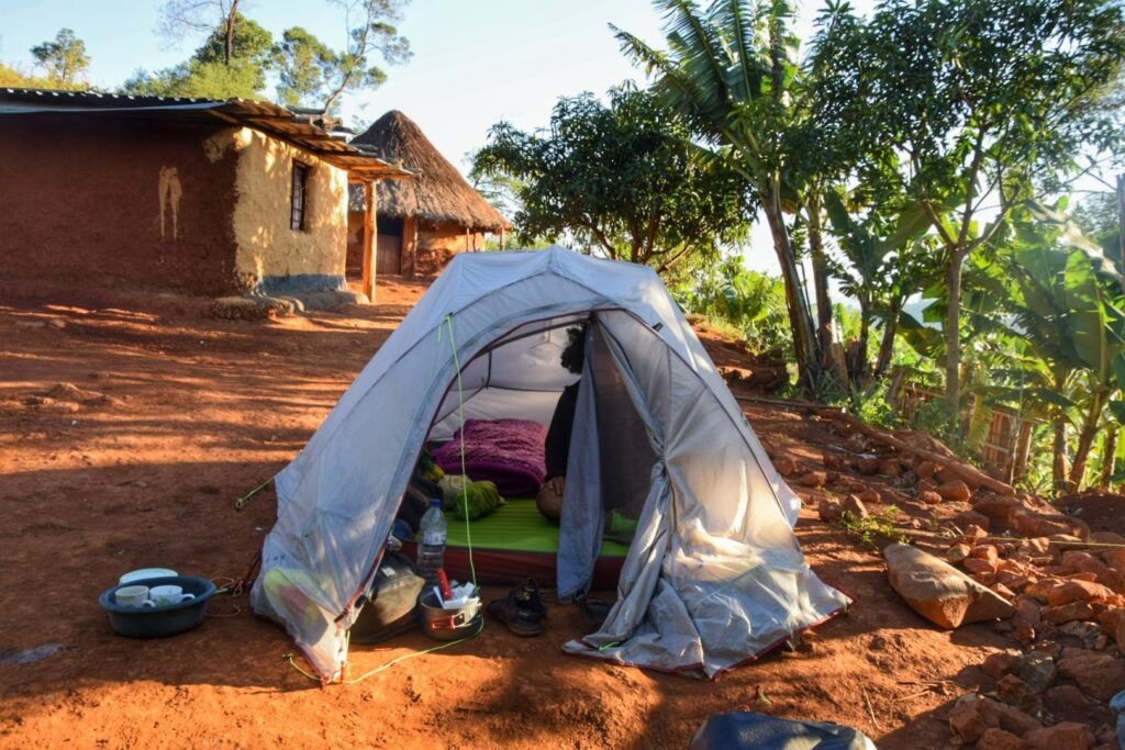 wild camping in africa