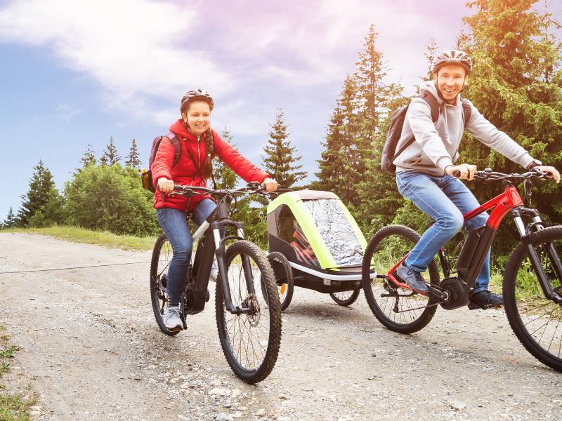 bike tour with children