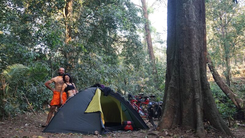 wild camping in south india