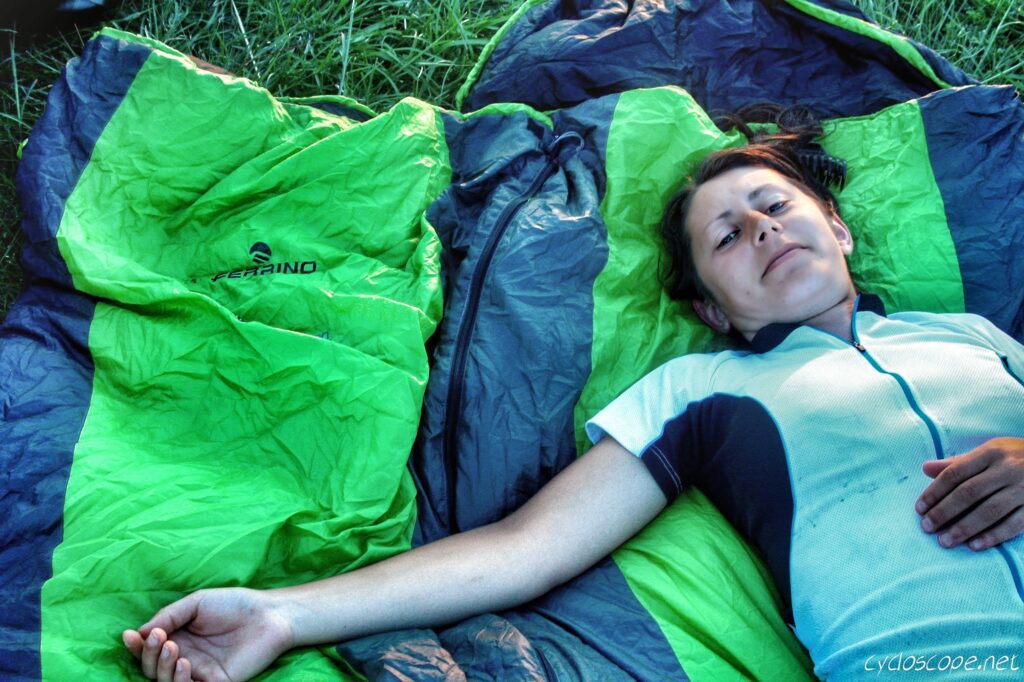 bike touring sleeping bag