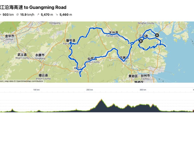 cicloturismo cina zhejiang itinerario