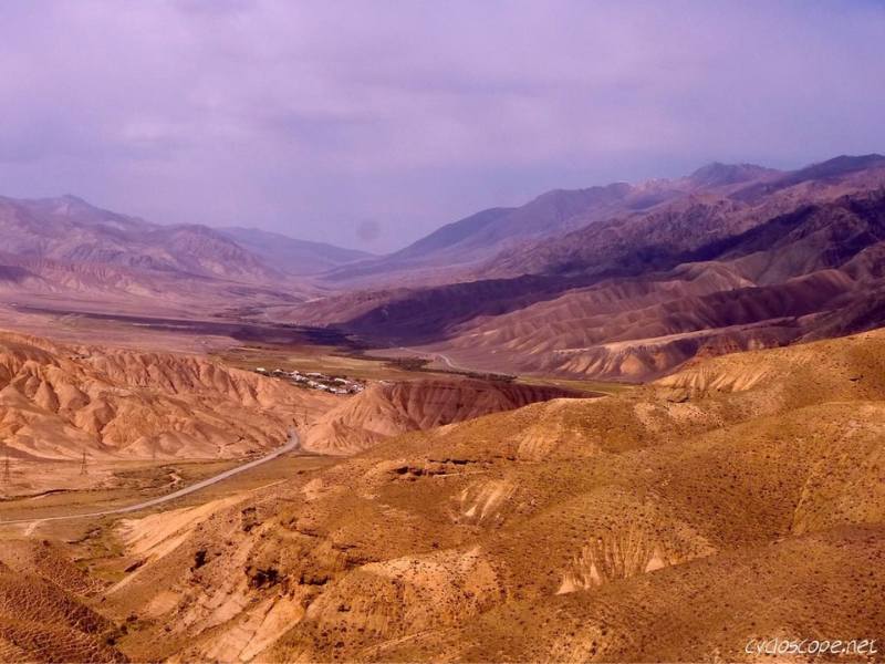 cicloturismo lago song kol kyrghizstan