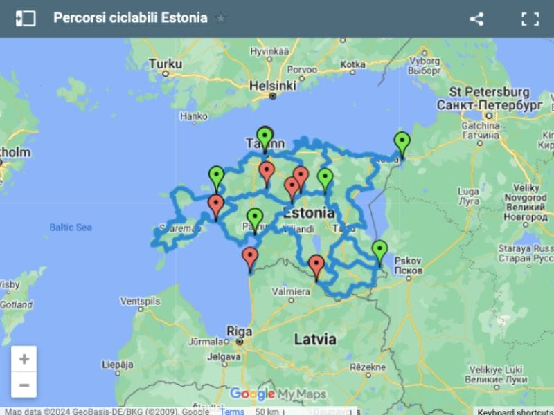 percorsi ciclabili più belli in Estonia