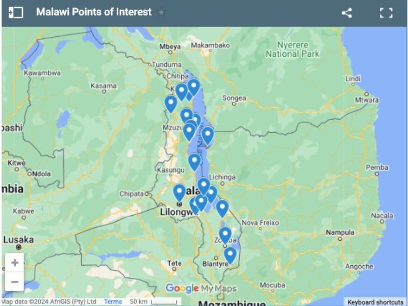 itinerario di viaggio malawi