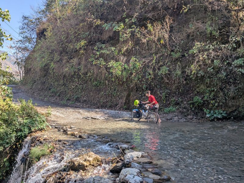 cycle route pushpalal west nepal