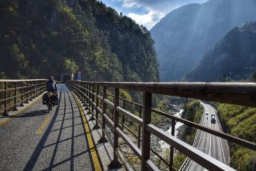 Greenways along former railway italy