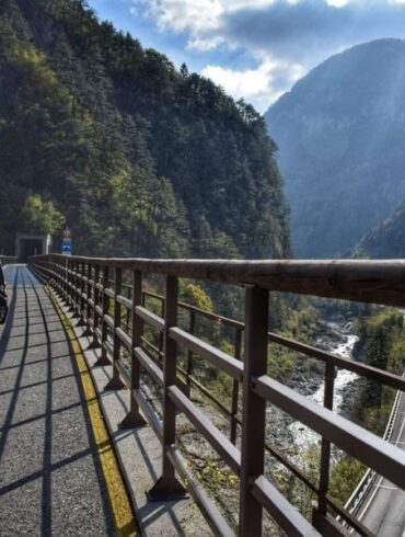 Greenways along former railway italy
