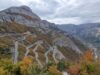 serpentine albania alps on the road to tamare