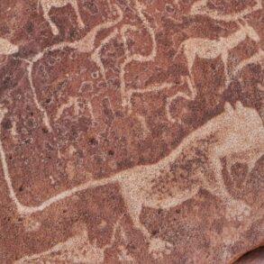 Twyfelfontein rock painting unesco namibia