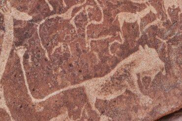 Twyfelfontein rock painting unesco namibia