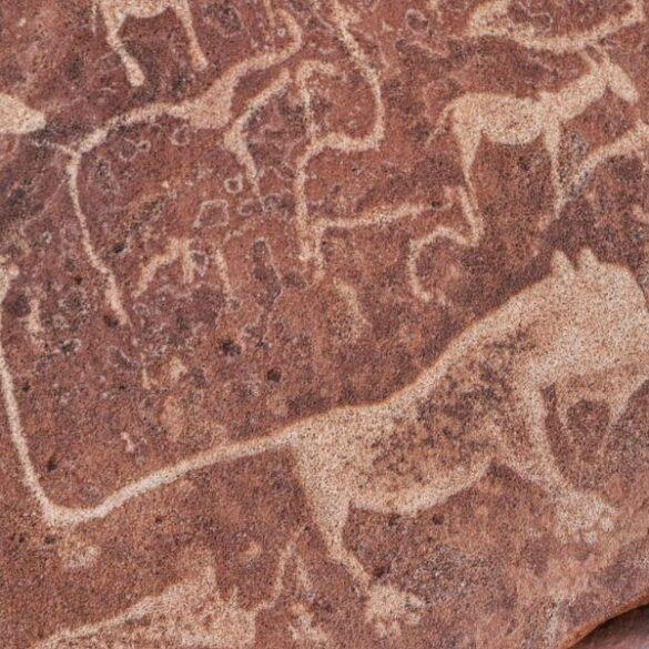 Twyfelfontein rock painting unesco namibia