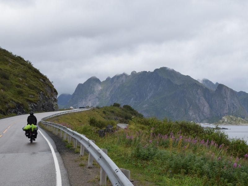 cycling Lofoten and Vesterålen Islands